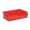 Hang & Stack Storage Bin, Polypropylene, Red, 5 in H, 16 1/2 in W, 10 7/8 in L