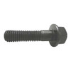 Grade 8, 1/2"-13 Flange Bolt, Plain Steel, 2 in L, 25 PK