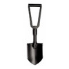 14 ga Round Point Foldable Shovel, Steel Blade, 9-3/8 in L, Black