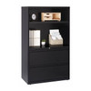 Hirsh 36" W 2 Drawer Lateral File Cabinet, Black,  A4/Legal/Letter 16778