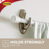 Command Curtain Rod Hooks, 2 Hooks, 2 Strips 17053BN-2ES 228864