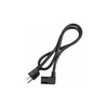 Manufacturer Varies PC Powr Cord,5-15P,IEC C13,3 ft.,Blk,10A 20PW99ID