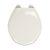 Centoco Toilet Seat, Round, White 4100LC-001