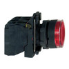 Schneider Electric Illuminated Push Button, 22 mm, 1NO/1NC, Round, Red XB5AW34B5