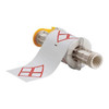 Brady Label, Red/White, Labels/Roll: 90 130771