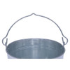Manufacturer Varies 5 gal Round Tapered Bucket, Silver, Steel BKT-GAL-500