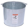 Manufacturer Varies 5 gal Round Tapered Bucket, Silver, Steel BKT-GAL-500