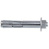 Trubolt Wedge Anchor, 1-4" Dia., 2-1-8" L, Carbon Steel Zinc Plated, 100 PK  TW-1400