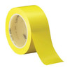 3m Floor Marking Tape, vinyl, Solid, Yellow, 3 in W., 5.2 mil Thickness 471
