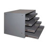 Sliding Drawer Cabinet Frame, 4 Drawers, 20-1/4 in W x 12-1/2 in D x 15 in H