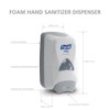Purell FMX-12 1200mL Hand Sanitizer Dispenser, Push-Style, Gray 5120-06