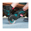 Makita 4-1-2" Angle Grinder, 7.5A, Slide, Lock-On, AC-DC 9557NB