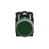 Schneider Electric Illuminated Push Button, 22 mm, 1NO-1NC, Green XB5AW33G5