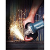Makita 4-1-2" Angle Grinder, Paddle, 7.5A, Paddle, Lock-On, AC-DC 9557PB