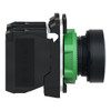 Schneider Electric Push Button Operator, 22 mm, 1NO-1NC, Black XB5AA25
