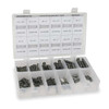 Clevis, Cotter, Taper Pin Assortment, Steel, Plain, 74 Pcs