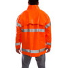 Tingley Flame Resistant Rain Jacket, PVC, Class 3 R, Orange, 4XL J53129