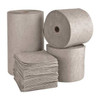 Sorbent Pad, 30 gal, 16 in x 18 in, Universal, Gray, Polypropylene