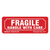 Brady Instructional Handling Label, Red, PK500 612LS