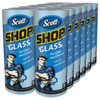 Shop Towels Glass, Blue Shop Towels for Glass and Mirrors, 90 Towels-Roll, 12 PK  32896