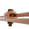 Burndy Connector,Copper,Overall L 1.74in GB26