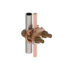 Burndy Connector,Copper,Overall L 3.38in GAR1529