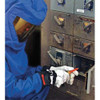 Electrical-Insulating Gloves, 500V AC, 750V DC, Rubber, 14" Length, Red, Size 9  E0014R/9