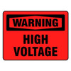 Brady Fluorescent Label,Black/Red,PK20 20990LS