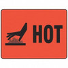 Brady Fluorescent Label,Black-Red,PK20 20990LS