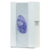 Glove Dispenser, Steel, Holds (1) Box ,White ,10 in H x 5-5/8 in W x 3-7/8 in D