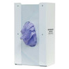 Glove Dispenser, Steel, Holds (1) Box ,White ,10 in H x 5-5-8 in W x 3-7-8 in D  GB-144