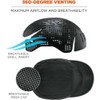 Bump Cap, Micro Brim Baseball, Polyethylene, Hook-and-Loop Suspension  8955