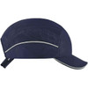 Bump Cap, Short Brim Baseball, Polyethylene, Hook-and-Loop Suspension  8955