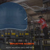 Bump Cap, Short Brim Baseball, Polyethylene, Hook-and-Loop Suspension  8955