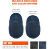 Bump Cap, Short Brim Baseball, Polyethylene, Hook-and-Loop Suspension  8965