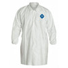 Tyvek 400 Disposable Lab Coat, Tyvek(R) 400, Snaps Closure, White, L, 30 PK  TY211SWHLG003000