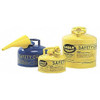 Type I Safety Can, Galvanized Steel, 1 gal, Combustibles, Not Applicable, Not Applicable, Green