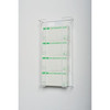 Glove Dispenser, Enamel Coated Steel Wire, Holds (4) Boxes ,White ,10-3/4" x 22"W x 3-1/2"D