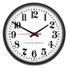 Manufacturer Varies 13-1/8" Times Face Style Wall Clock, Black E56BASD305G