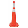 Traffic Cone, PVC, High-Intensity Prismatic, 36 in Height, 10 lb, Orange