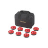 Flarealert LED Road Flare Kit, Red, 120 FPM, Magnetic Base B8RBP1ONLY
