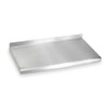 Stainless Steel Wall Shelf, 16"D x 24"W x 11-1/2"H, Silver