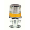 Tapco Warning Light, Amber, (4) LED, 1.2V, 60 FPM, 3 3-4 in Dia. 3337-00002