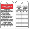 Manufacturer Varies Fire Extinguisher Tag,PET,3"x5.75",PK25 3AZ37