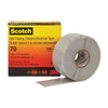 3m Silicone Electrical Tape, 70, Scotch, 1 in W x 30 ft L, 12 mil thick, Gray 70