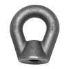 Oval Eye Nut, 1-1/4"-7 Thread Size, 2-7/32 in Thread Lg, Steel, Black Oxide