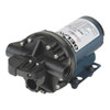Diaphragm Pump, Polypropylene, Santoprene, 12VDC, 2.5 GPM 140 Degrees F