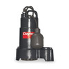 Dayton 1/2 HP 1-1/2" F Submersible Sump Pump 120V AC Tether 3BB69