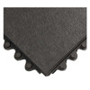 Interlocking Antifatigue Mat Tile, Rubber, 3 ft W x 3 ft L, 5/8 in Thick