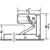 Dayton Damper Actuator, 8 1-2 in H, 4 1-2 in W 2FTW4